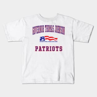 Governor Thomas Johnson High School Patriots Premium C1 Kids T-Shirt